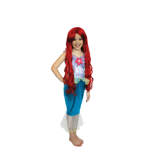 Mermaid Girl Party Costume Child Size