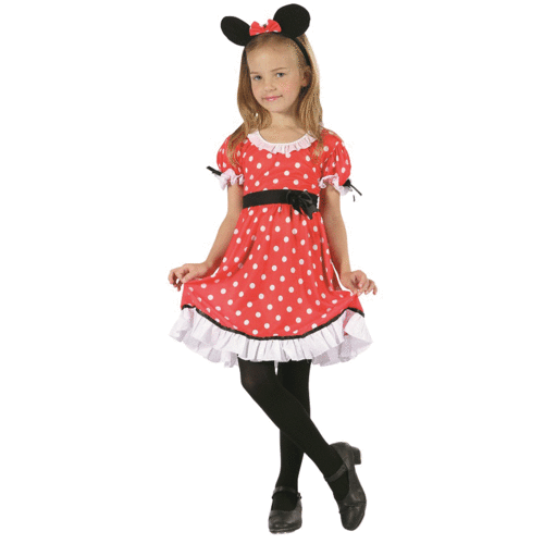 Mouse Girl Red & White Party Dress [size: Medium]