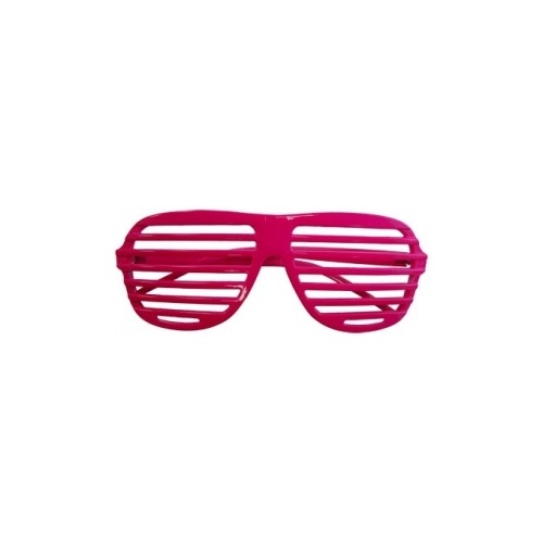 80s Slot Glasses-Neon Pink