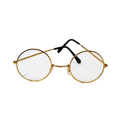 Lennon/Santa Round Glasses - Clear
