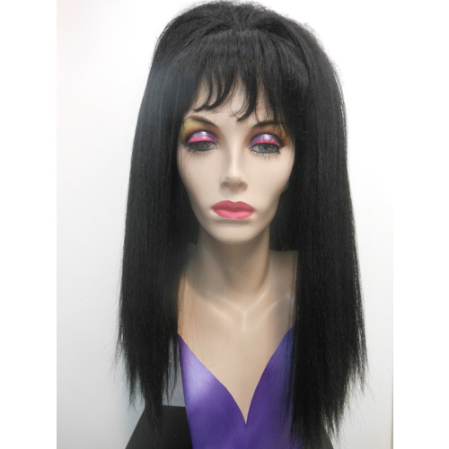 60's Beehive Hairdo Long Black Wig