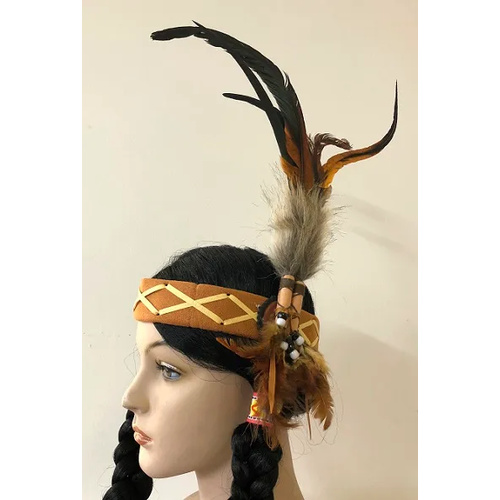 Indian Pheasant Feather Headband