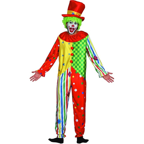 Clown Jumpsuit  Adult Costume