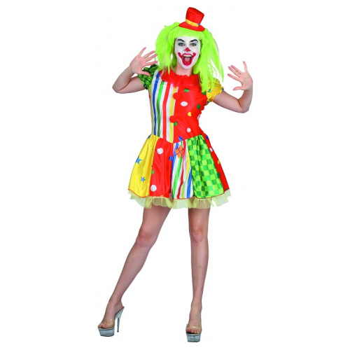 Clown Adult Female Costume