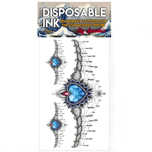 Disposable (Removable) Tattoo Ink Heart of the Ocean