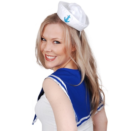 Sailor Set - Blue Collar & Mini Hat
