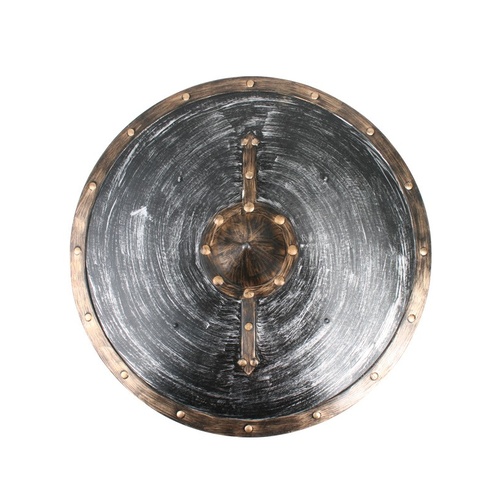 Viking Distressed Metal Look Shield 46cm