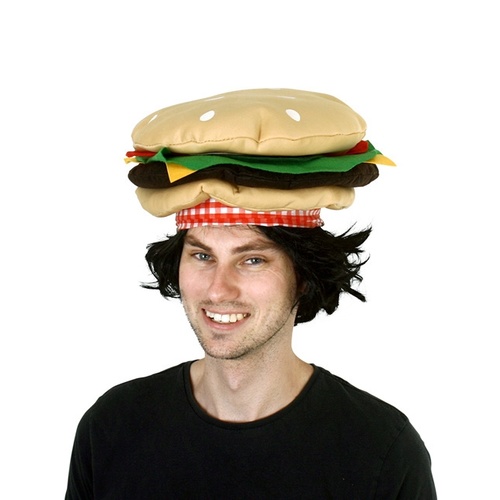 Hamburger Hat Party Accessory