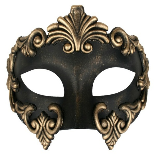 Lorenzo Eye Mask Black/Gold