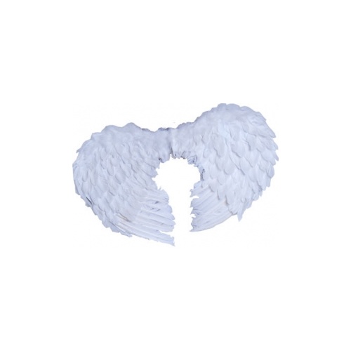 Angel Wings Feather Small White