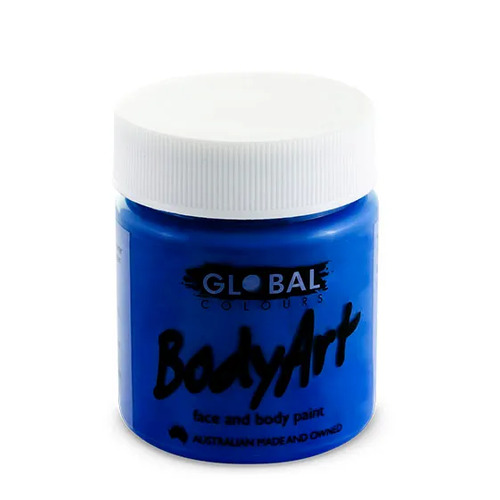 GLOBAL BODYART Face and Body Paint 45ml Tub ULTRA BLUE
