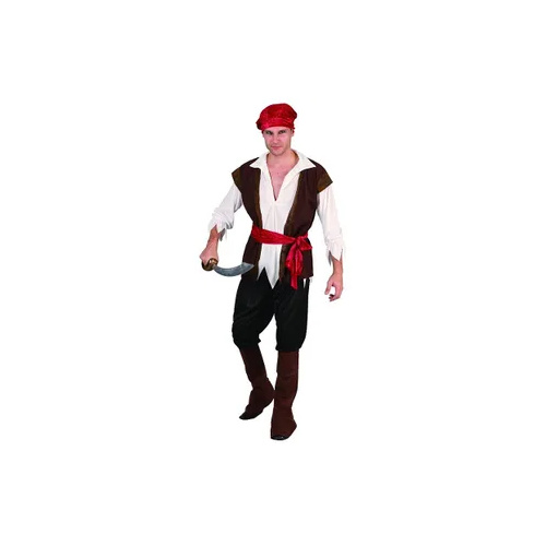 Pirate Buccaneer Complete Costume [size: Standard (Fits Most)]
