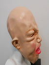 Baby Face Crybaby Bald Head Latex Mask