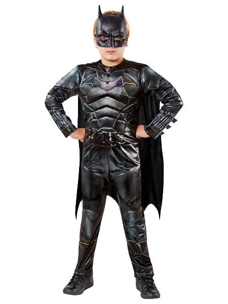 BATMAN ‘THE BATMAN’ DELUXE HOLO EMBLEM COSTUME, CHILD