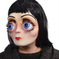 Big Eyes, Latex Female Woman Young Lady Character with Attached Wig