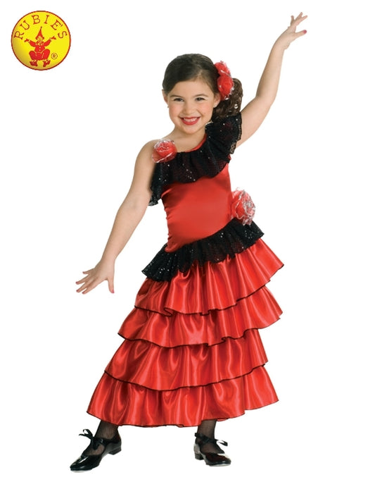 SPANISH PRINCESS FLAMENCO COSTUME, CHILD