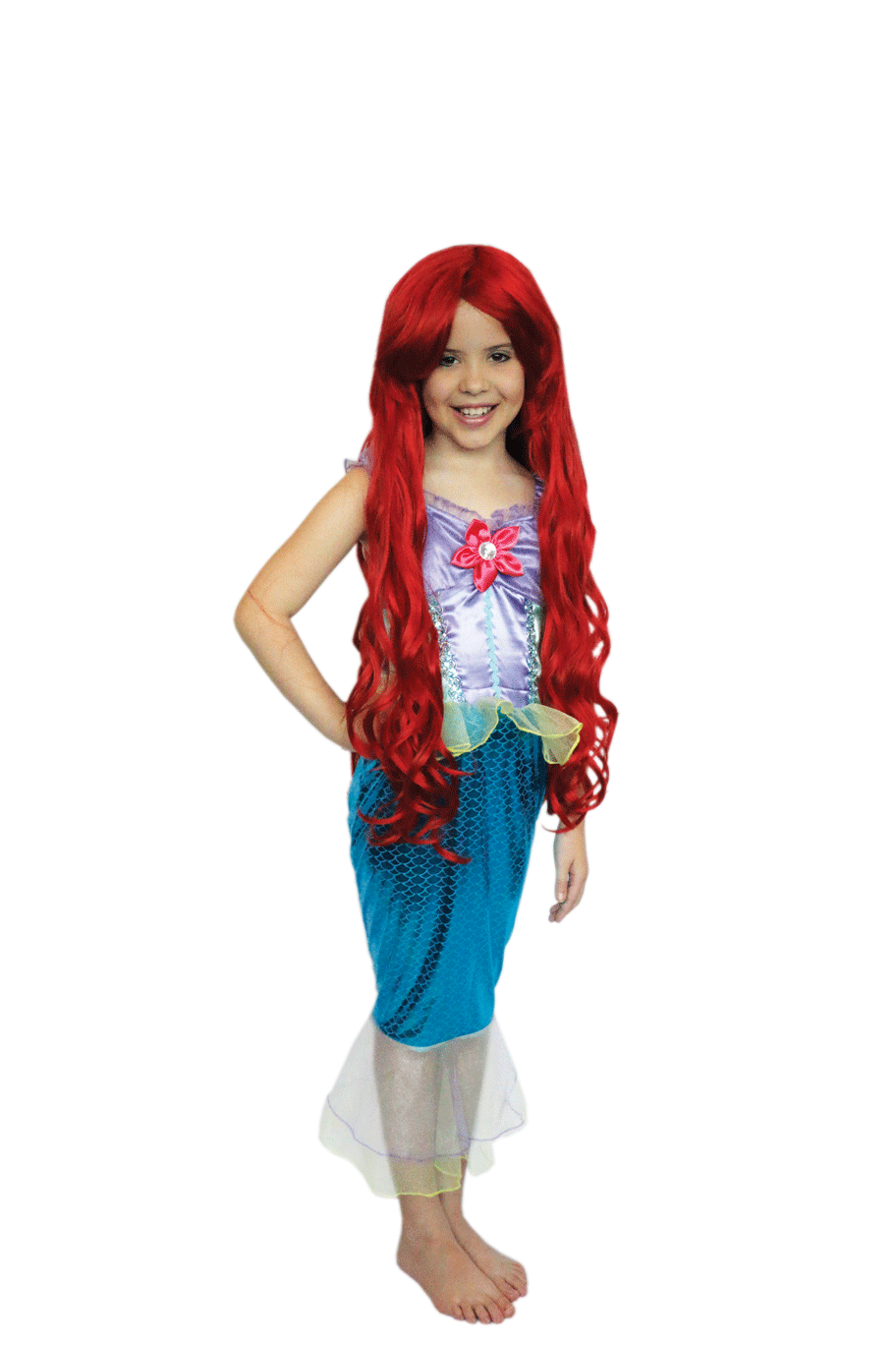 Mermaid Girl Party Costume Child Size