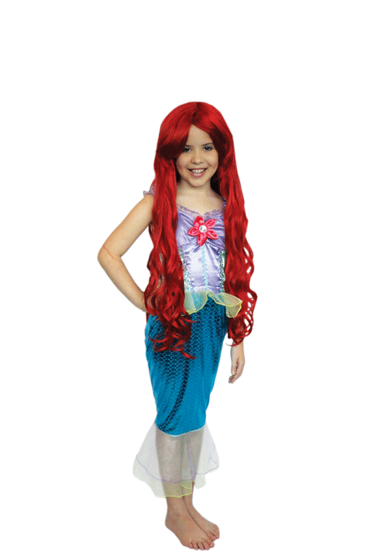 Mermaid Girl Party Costume Child Size