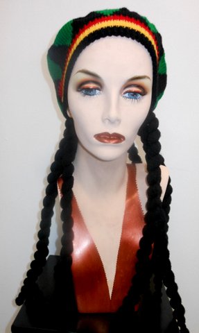 Rasta Beanie with Dreads
