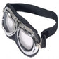 Steampunk Aviator Goggles - Black