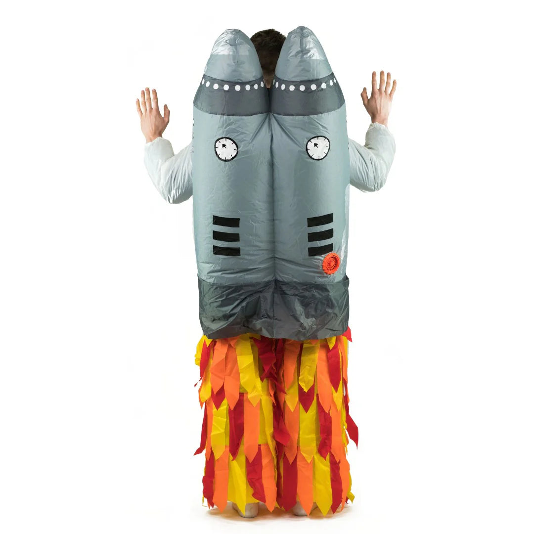 Inflatable lift me up jetpack costume
