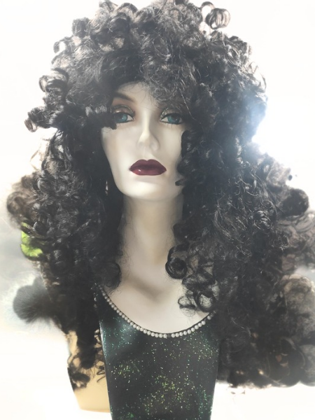 Showgirl  Long Curly Party Character Wig