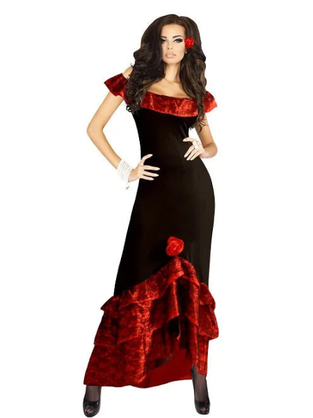 Hot Salsa Flamenco Dress