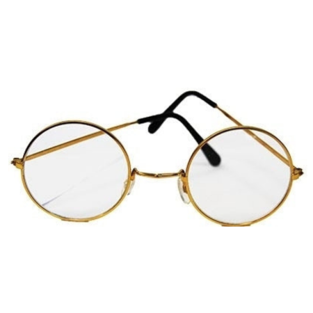Lennon/Santa Round Glasses - Clear
