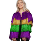 Deluxe Multicolour purple tinsel jacket