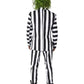 Beetlejuice black and white stripe deluxe suit