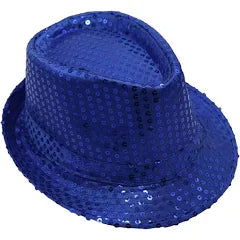 Sequin Trilby / Fedora Hat various colours
